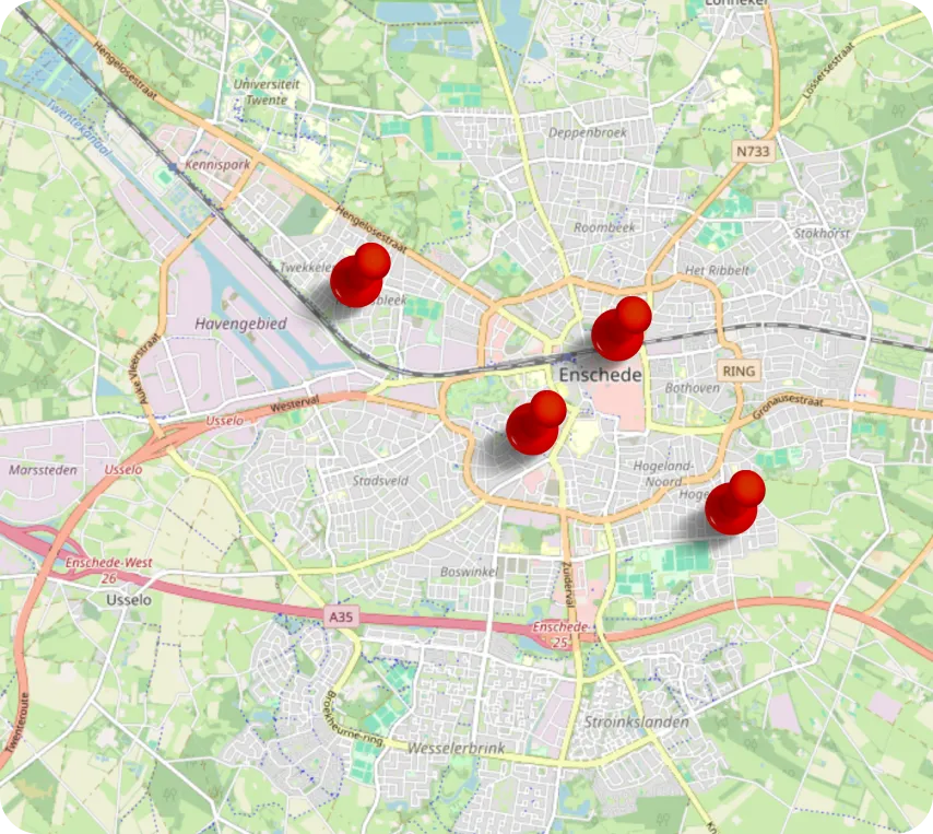 Enschede Map